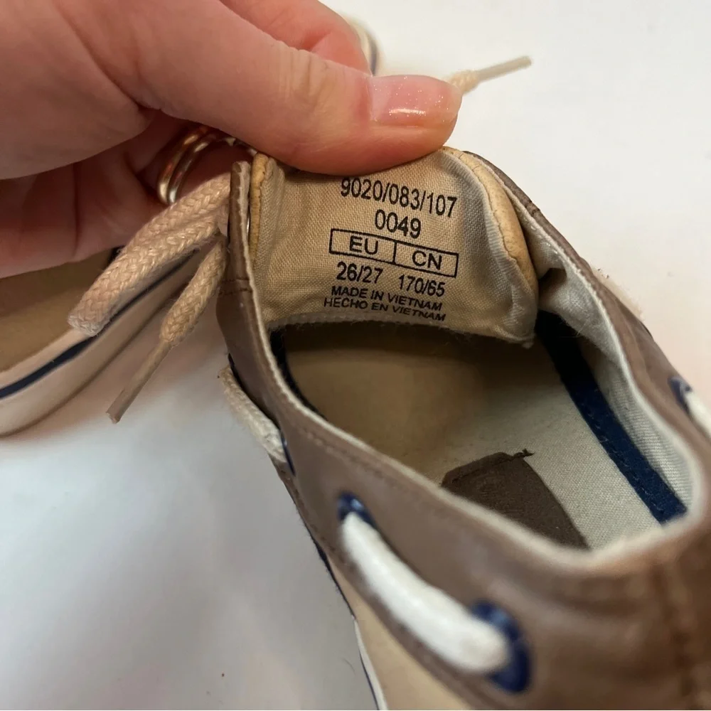 Toddler Boys Leather Boat Shoes Loafers
